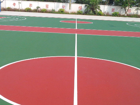 甘泉 小区篮球场翻新施工整改及各类球场地面